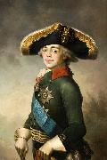 Vladimir Lukich Borovikovsky Portrait of Paul I, Emperor of Russia France oil painting artist